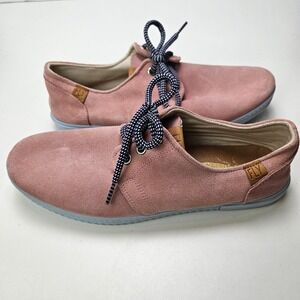 NWOT Fly London Lace‎ Up Sneakers Stot Rose Pink 40 9 9.5 Mauve Suede